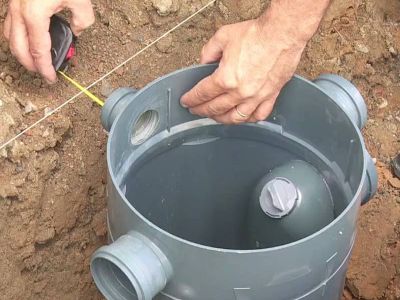 Construção de  Caixa de Esgoto SEMAE em Rio Preto